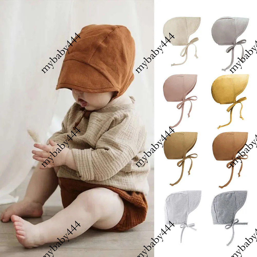 Children's Thin Spring Summer Protection Boys and Girls Baby Sun Brim Solid Color Hat