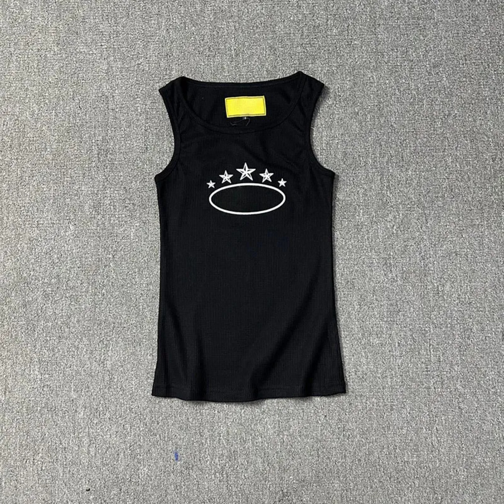 Cortiesz High Quality Designer Vest Streetwear Embroidery Letter Cortiezlys T Shirt Mens 5A Graphic Vest Summer Casual Devils Island Short Tank Top