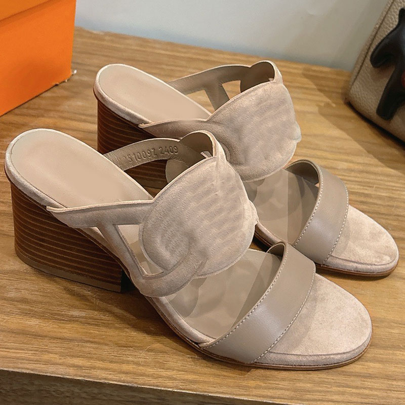 Lipari 70 Sandal designer fashion week sandals luxury womens sandals wear resistant leather large bottom sandals with logo decoration on the upper s