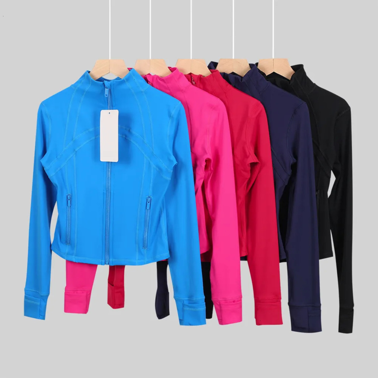 2026 Gym Clothe Set Fitness Long Sleeve Tops Women Sports outdoor Jacket Workout Set Crop Top Breathable H Free Shipping
