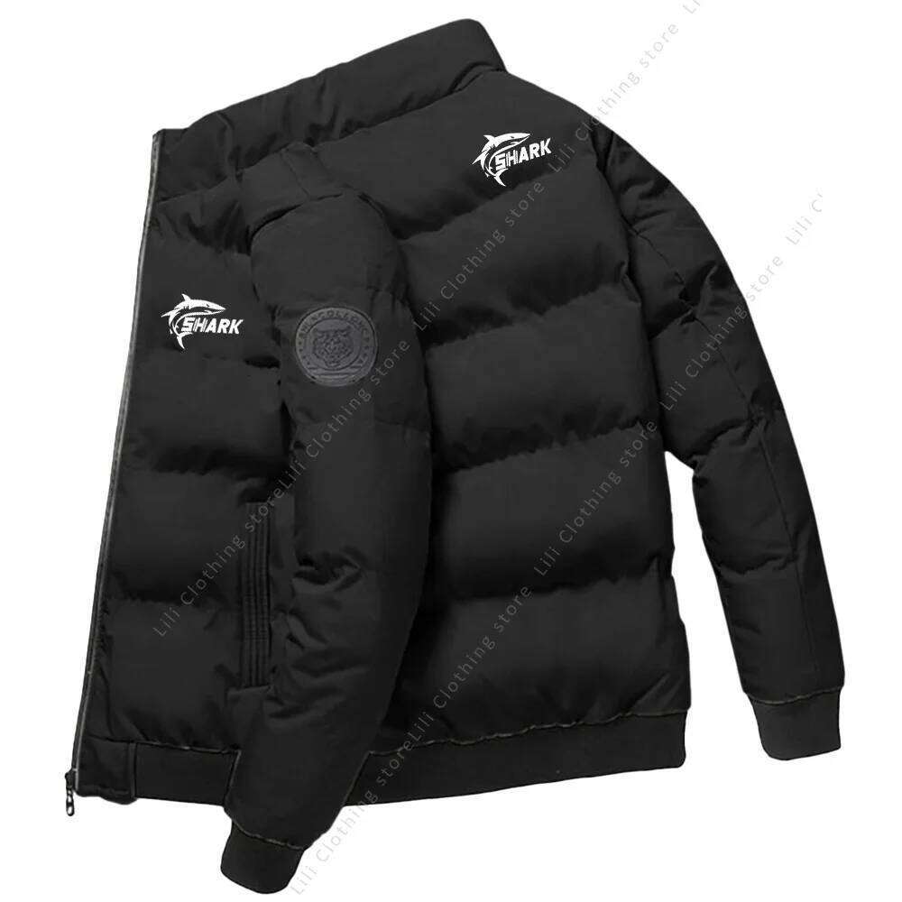 Men's Winter Puffer Jacket Thick Warm Casual down Coat High Quality Lightweight Polyfill Bomber Style Fashionable Outdoor Parka W260626