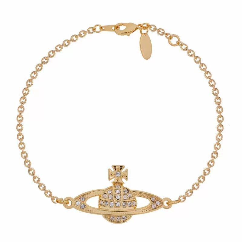 Saturn Jewelry Designer Vivienneewestwood Vivi Ennewestwood Luxury Bracelet For Woman Men Luxe Bangle For Women Fashion Trendy Accessory