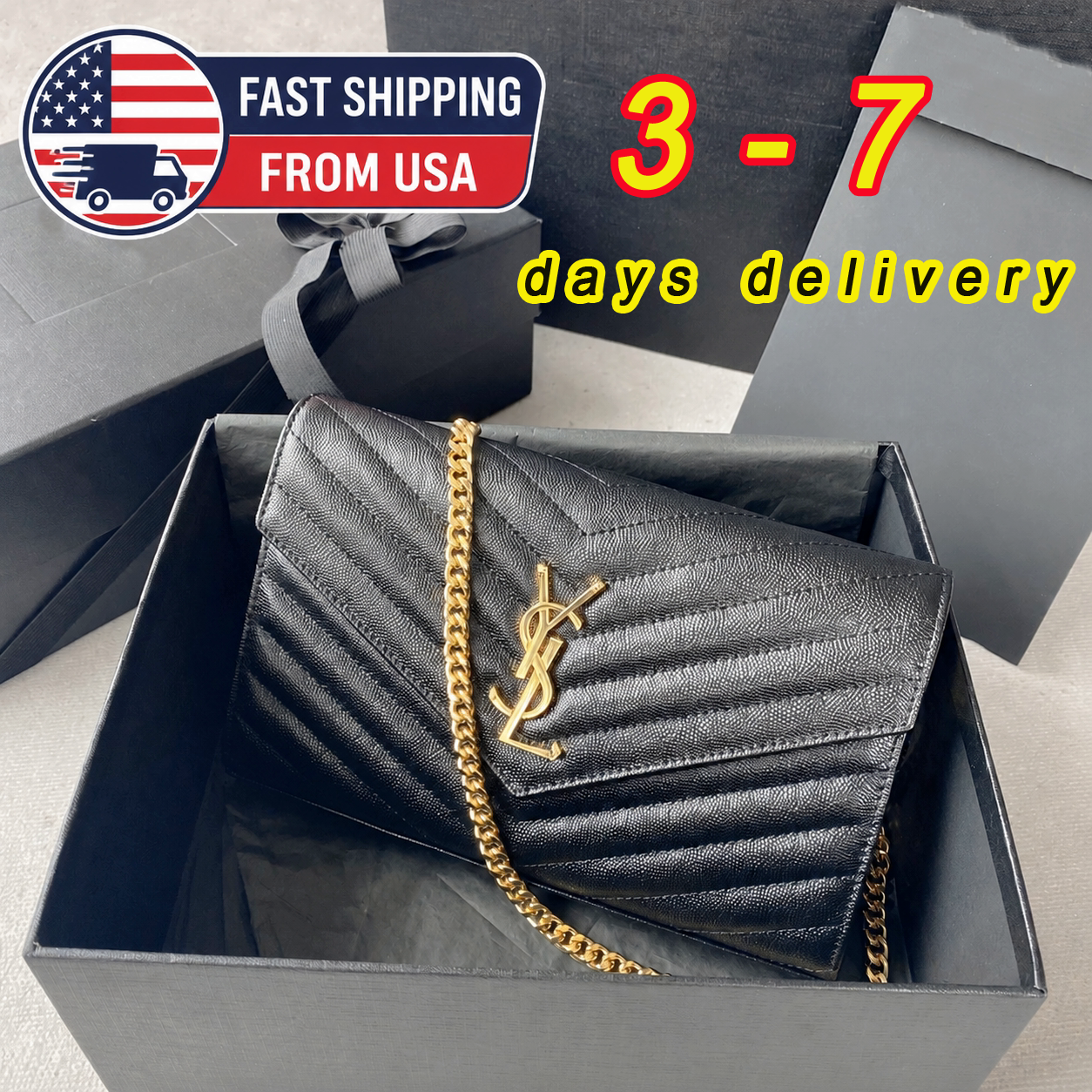 Designer Bag yslcross body designer bag yslbag Shoulder Bags Luxury Bag wallet Envelope Pouch Chain Bag High Quality Flap Crossbody Bag Hobo purs-image-971925717