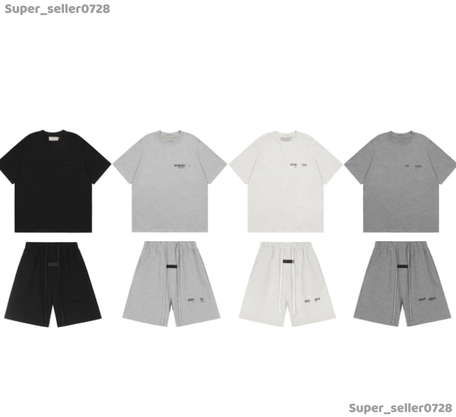 Essential Shotrs Desigenr Shorts Fashion Designer Shorts Men Designer Mens T Shirts Shorts Set For Summer Casual Sports Outdoor Couple's Suitab