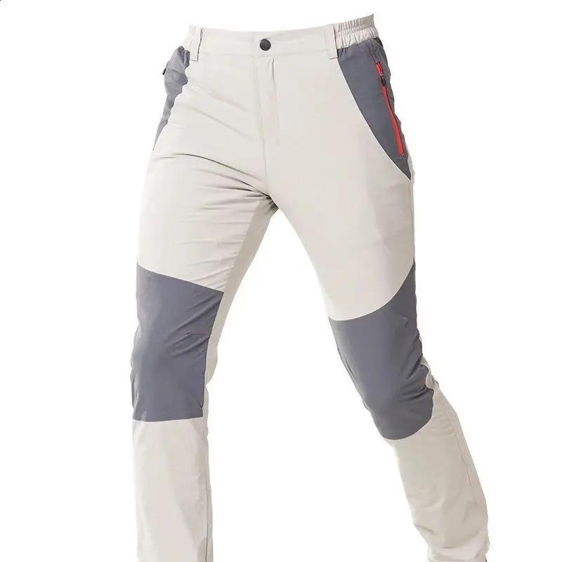 Summer Men Thin Multi Pocket Work Pants Outdoor Casual Sports Breathable Cargo Pants Straight Leg Loose Tooling Trousers 4XL 260625