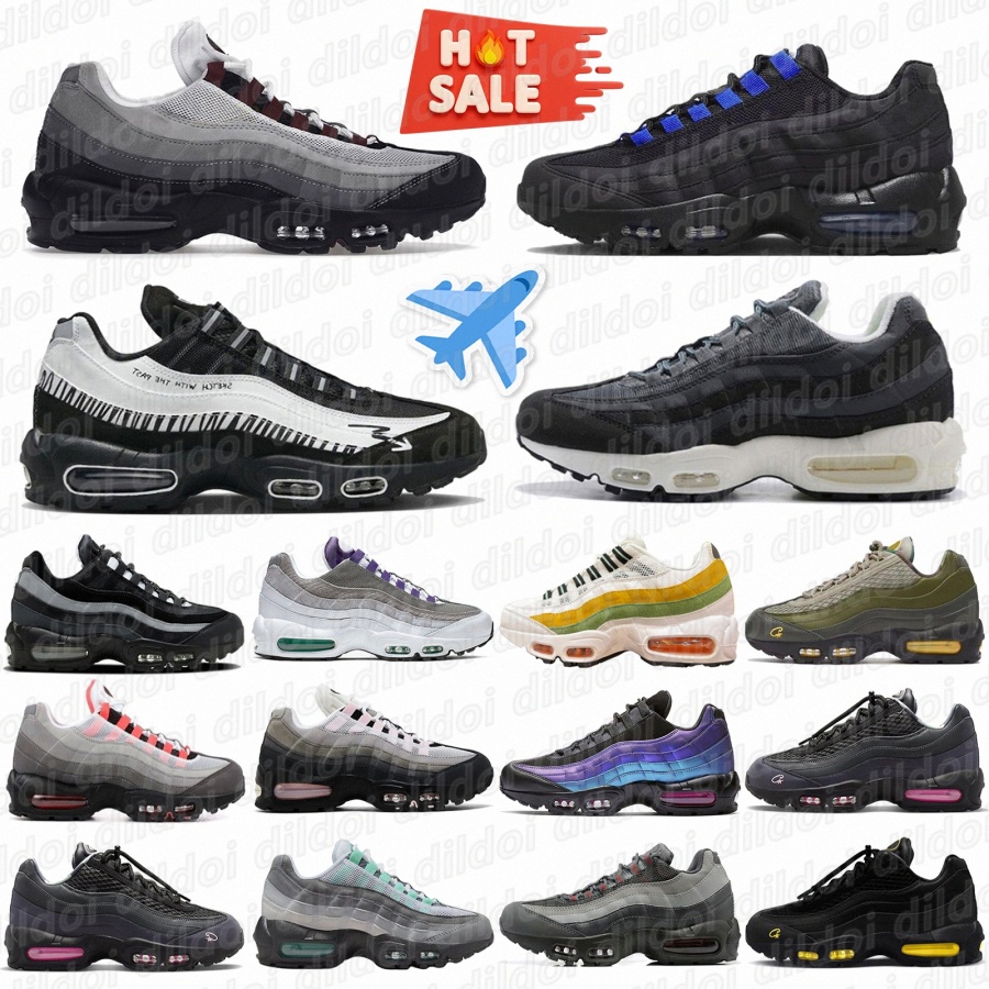 men shoes running womens sneakers mens Trainers Shoe women 95 95s Black white Silver Grey Beige Khaki Brown Red Pink Orange Yellow Gold Green Blue P