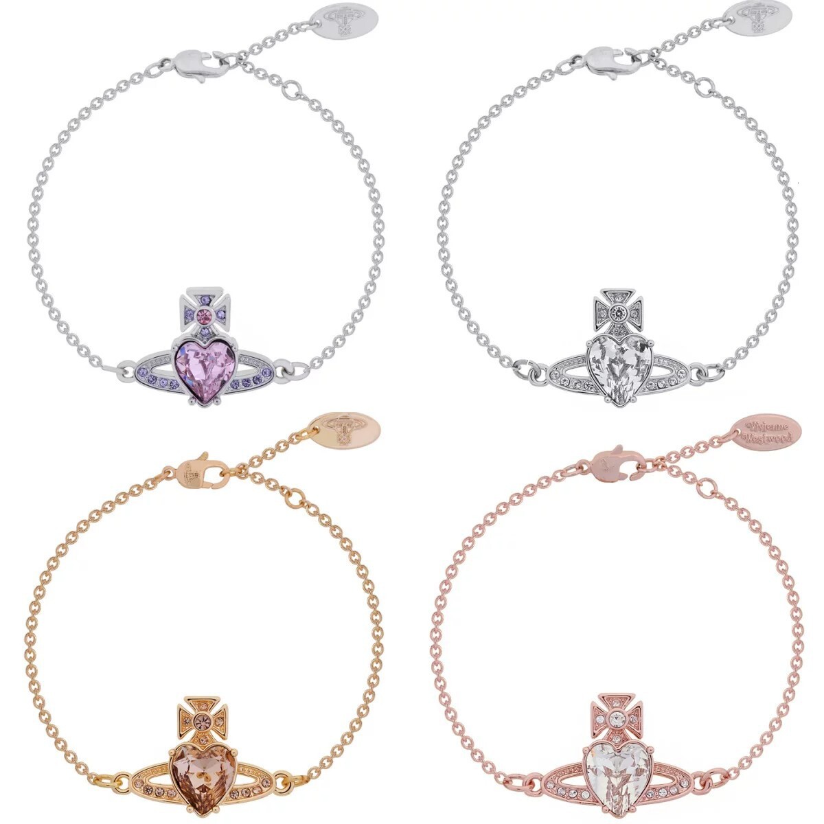 Saturn Jewelry Designer Vivienneewestwood Vivi Ennewestwood Luxury Bracelet For Woman Men Luxe Bangle Queen Mother Bracelet Super Shiny Inlay Womens