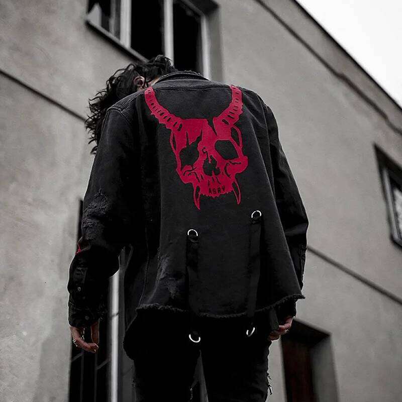 Gym Mens Denim Jacket Fashion Motorcycle Jeans Jackets Men Causal Cotton Black Sports Sweatshirt Fitness Man Outerwear Coat W260626