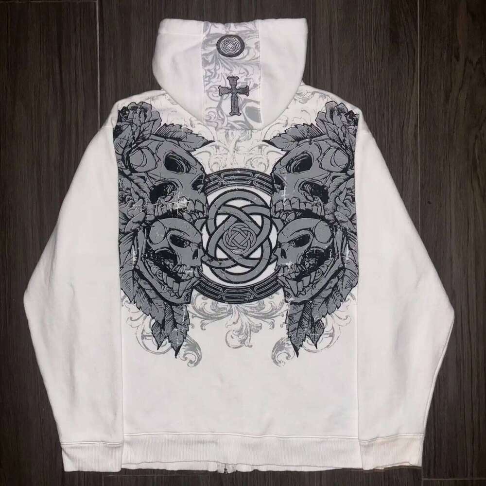Y2K Retro Men Printed Camouflage Pattern Pullover Sweatshirts High Street Hip Hop Streetwear Oversized Unisex Camo Hoodie W260626