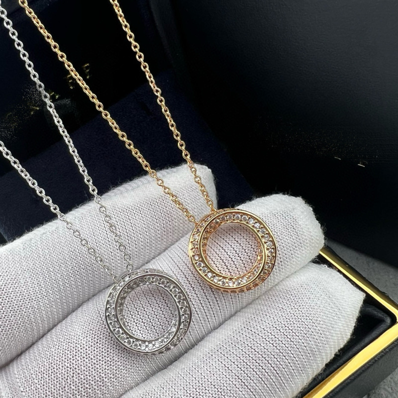 Graf Jewerly Pendant Necklaces Designer Graffs Necklaces for Woman Jewerly Full-diamond Round Necklace Fashionable Simple Versatile Trendy Ins Acces