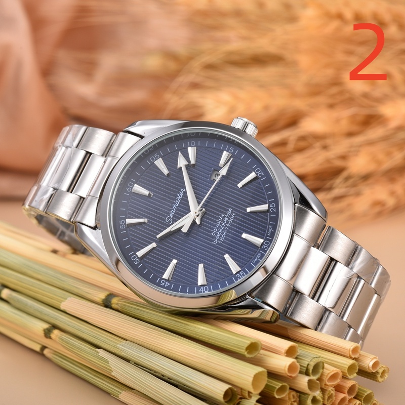 Hot selling Om Wristwatch for Men 2026 New mens Watches Three needles Quartz Watch High Quality Top Luxury Brand designer Clock Steel Band Fashion S