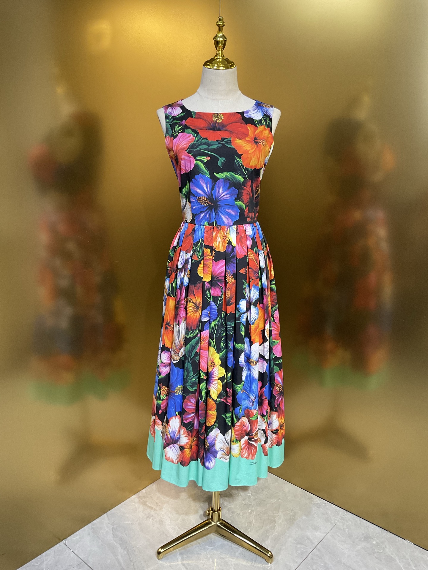 designer dress dress dresses for woman designer cotton floral printed midi dress spring dress for woman summer dress vestidos elegantes wedding gues