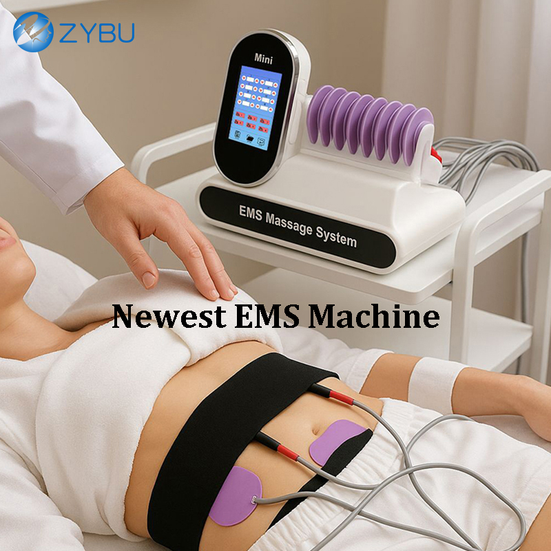 EMS Massager Electric Muscle Stimulator Machine Body Slimming Massage Microcurrent Russian Waves Myostimulation Device Electrode Pulse Physical Ther