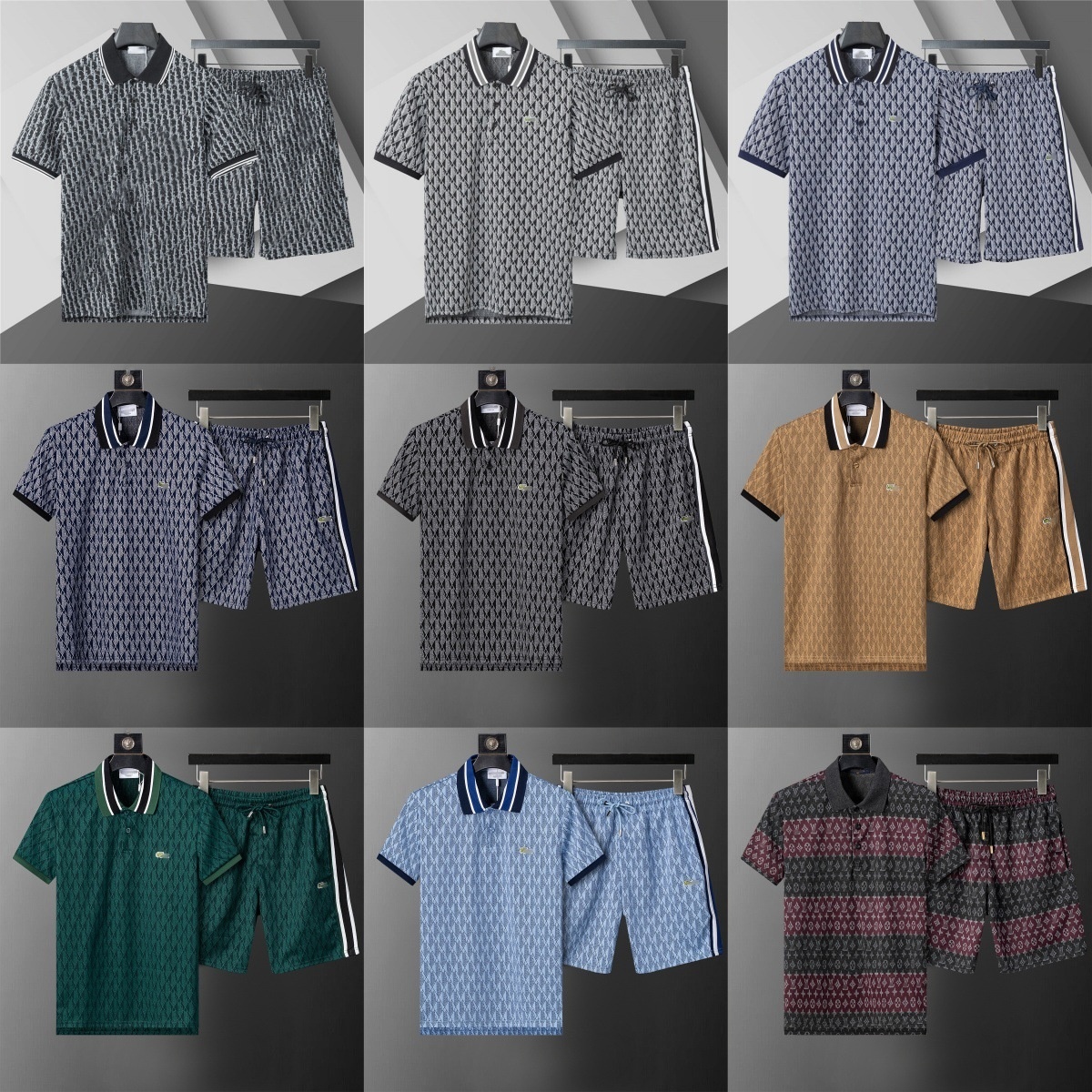 2026 Mens Beach luxury Designer Tracksuits Summer Suits T Shirt Seaside Holiday Shirts Shorts Sets Man Women Luxury Set Outfits Sportswear