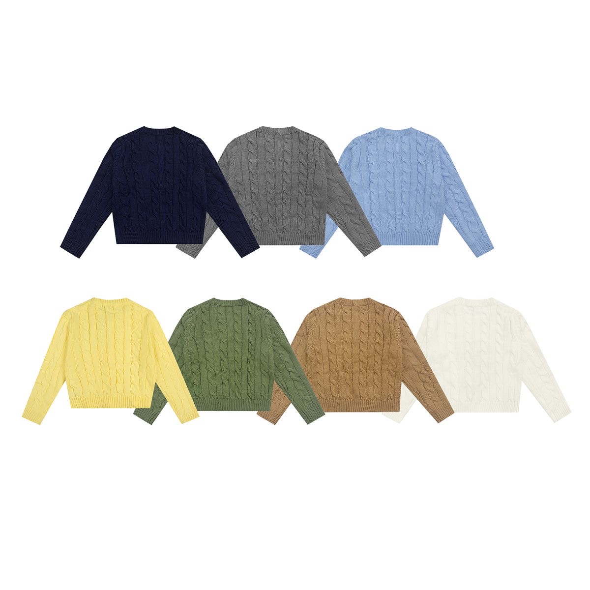 cardigan sweater Large button solid round neck pullover cardigan comfortable warm mixed cotton spring and autumn wholesale price designer sweater wo