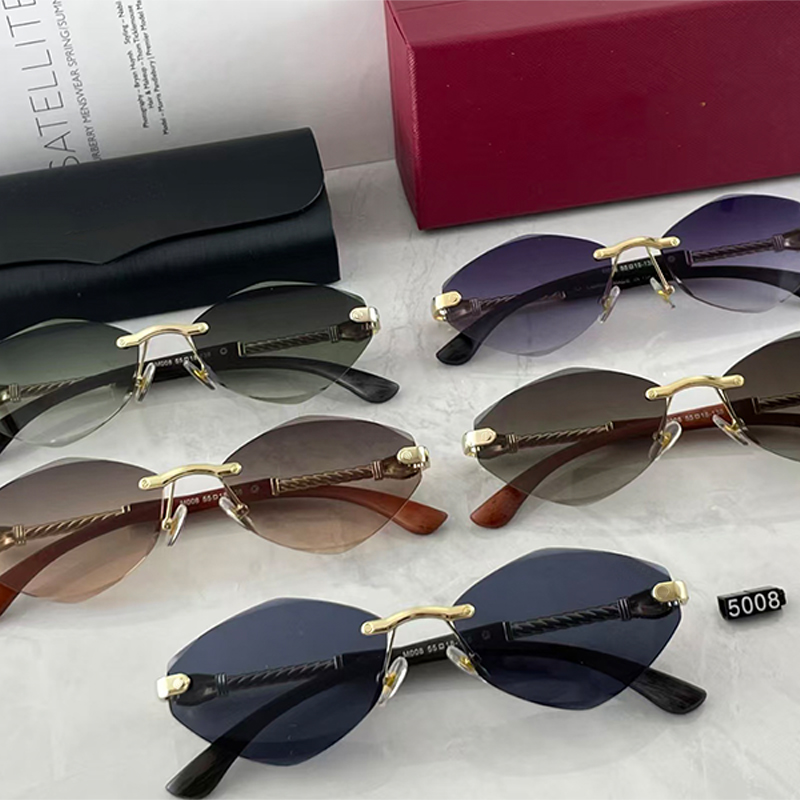 Love Lunettes de soleil Designer Classique Sans Cadre Multi Style Lunettes Plage Parasol Résistant Aux UV Lunettes de Soleil Pour Hommes et Femme