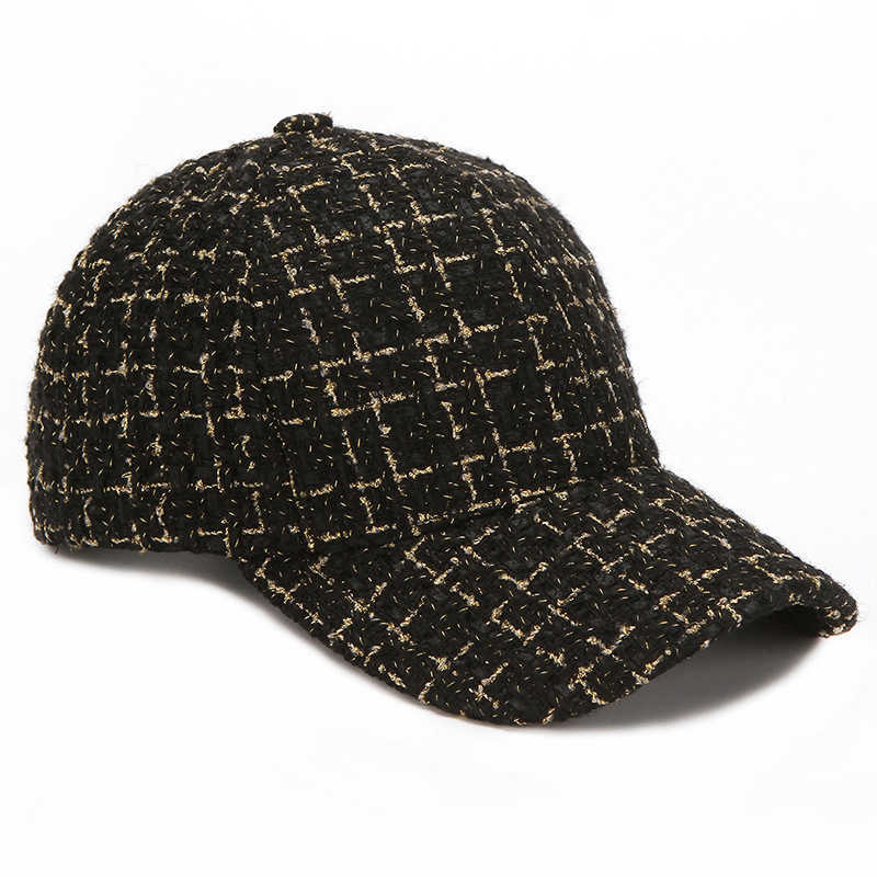 Golden Plaid Baseball Vibrant - Elegant Solid Color Dad Hat with Lightweight Adjustable Design Perfect for Sun Protec M260626