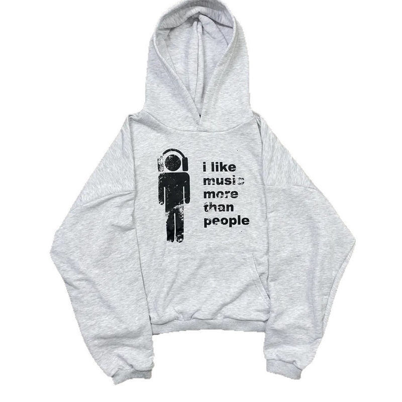 American retro y2k street Harajuku unique letter print dark hooded sweatshirt for both men and women in autumn and winter emo 260625