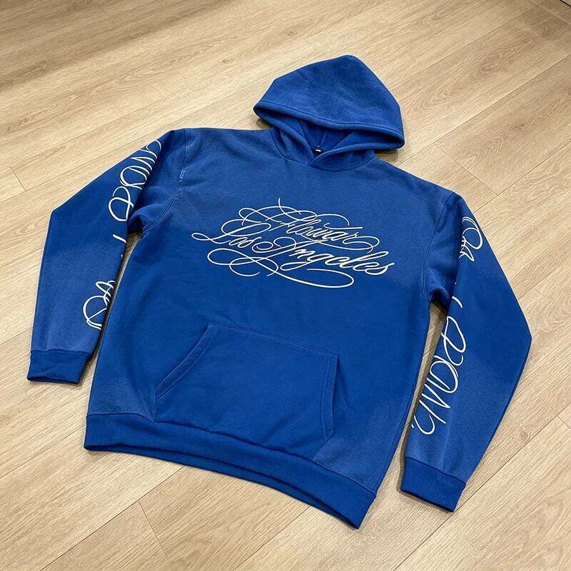 New Long Sleeve Gradient Color Loose Y2K Hoodie Street Hip Hop Style Punk Casual Top for Men W260626