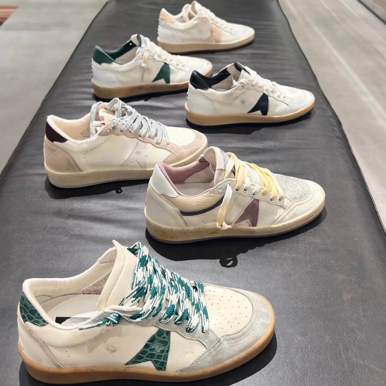 Designer Ball Star Dirty Shoes Italy Trainers Men Women Classic Casual Superstar Shoes School Sneakers Do-Old Vintage Sneakers 35-48