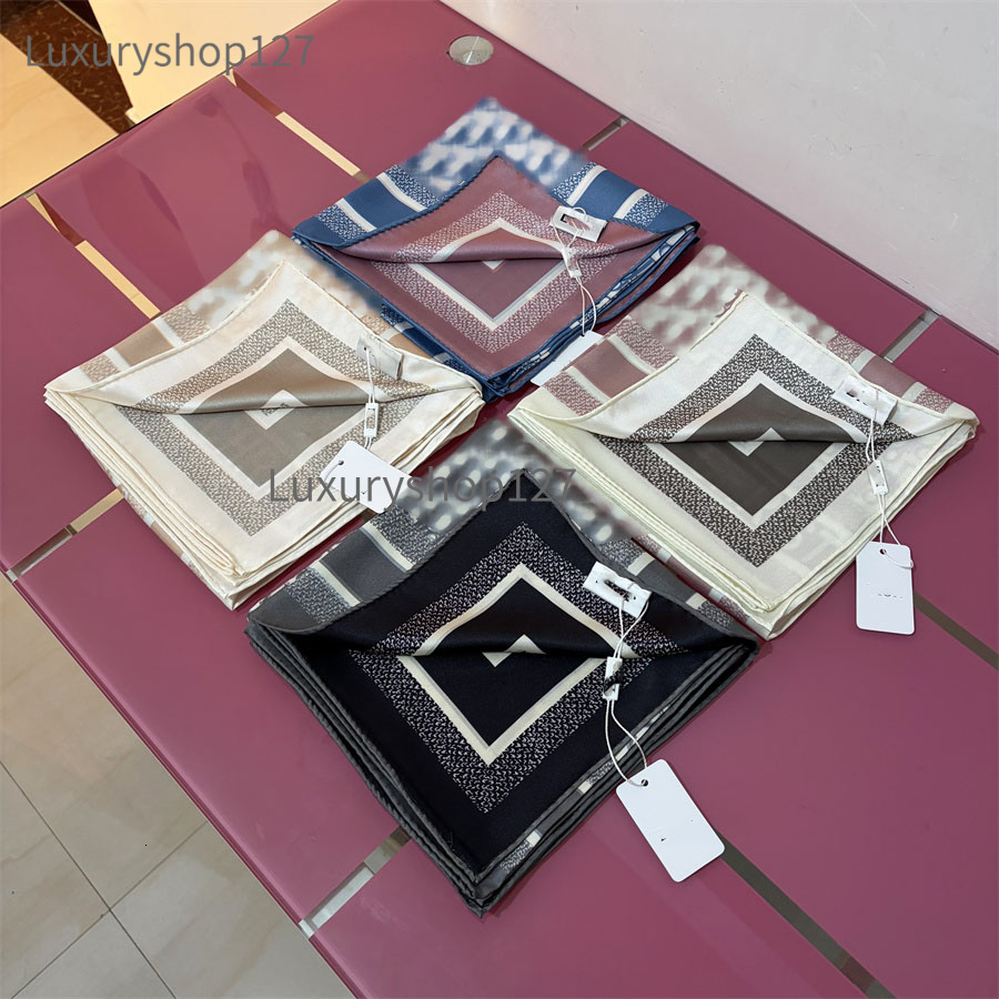 10A Designer Double-sided color-matched printing Silk Square Scarf Soft Elegant Women Neck Head Wrap Luxury Fashion Accessory For Office Daily Holid