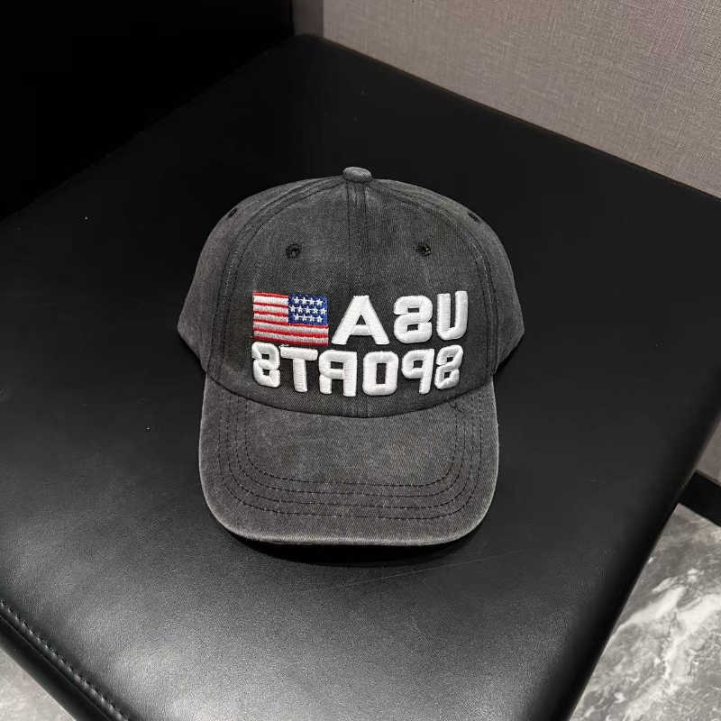 Washed Baseball New Retro Distressed Design Street Trendy Hat Unisex Outdoor Sunscreen Casual Fashion Peaked SnapM260626