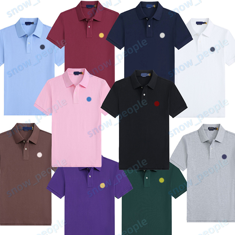 High Quality Spring Luxury Italy Men polos T-Shirt Designer Polo Shirts High Street Embroidery small horse Printing Clothing Mens Brand Polo Shirt