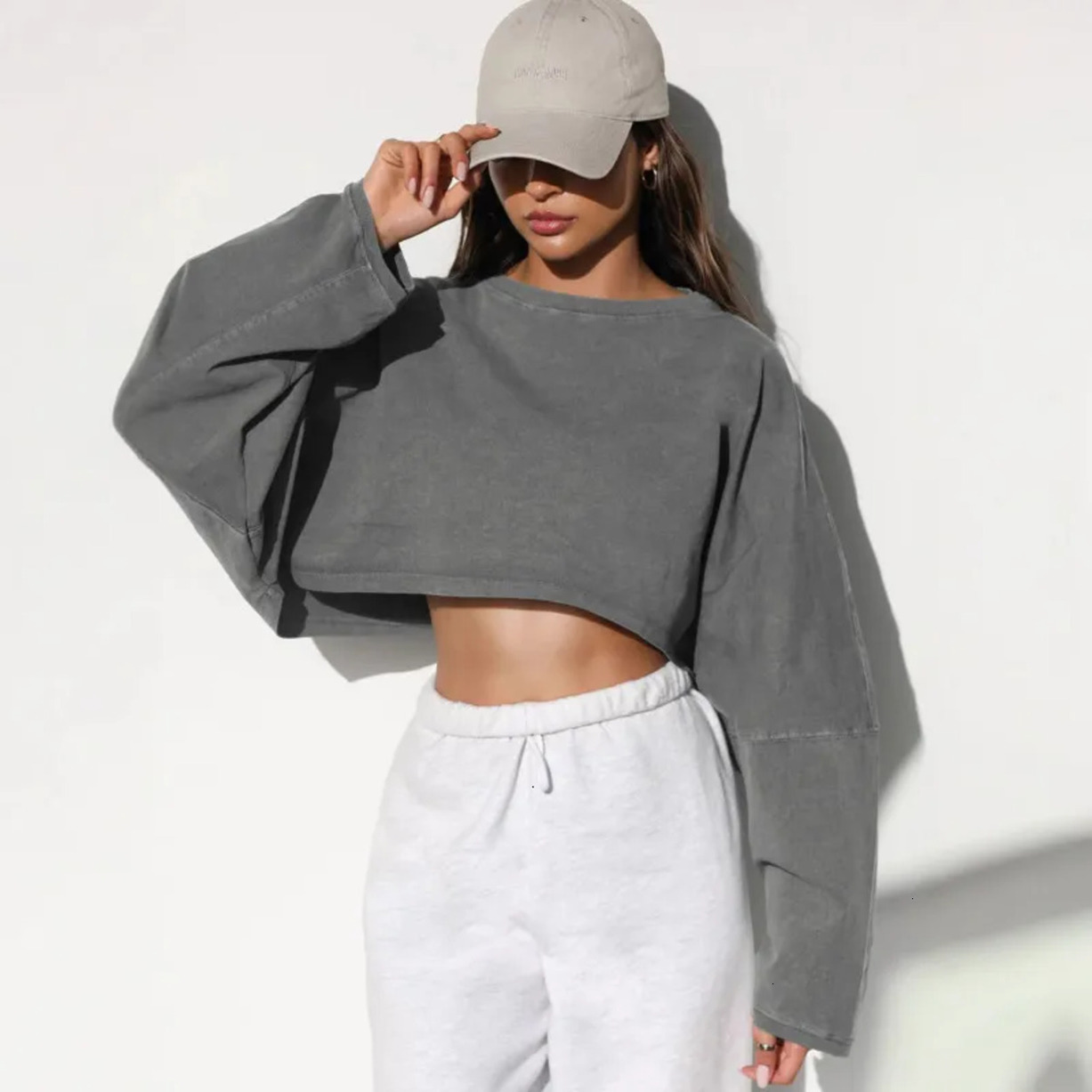 2026 Gym Clothe Set Sweatershirt -- Croed Yoga Workout Set outdoor Shirts Outfits Winter Fitness Running Clothes Workout T-Shirt Dry Slim Fit Breath