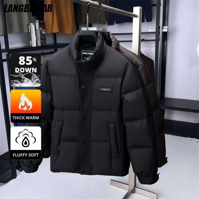 High End Winter New Brand Casual Fashion Warm 85% Duck Down Filled Mens Jacket Designer Feather Windbreaker Puffer Coats W260626