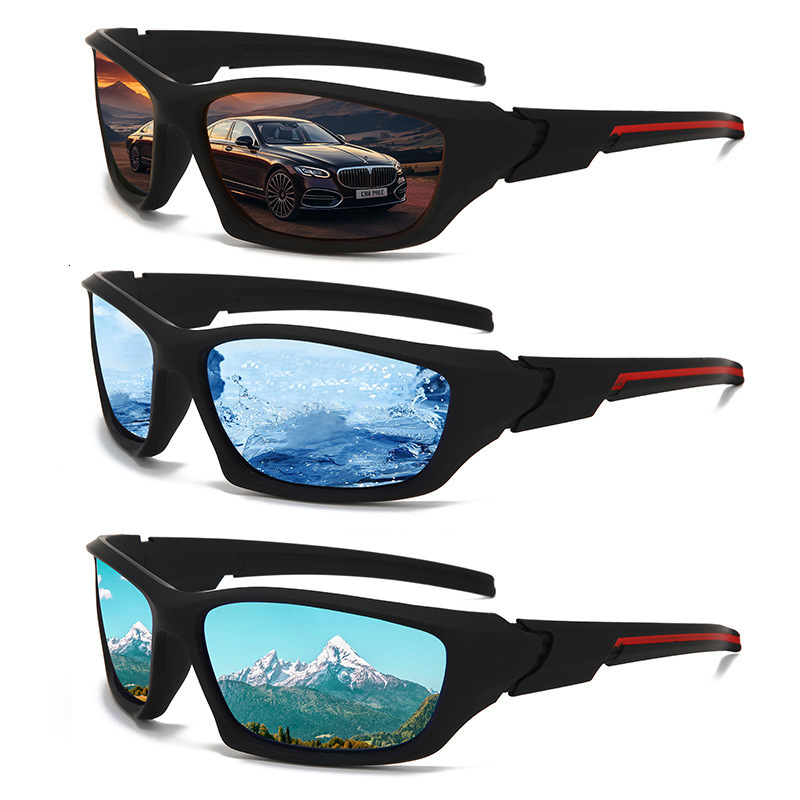 2026 Designer's New Luxury High-end Personalized Trendy Versatile Outdoor Cycling Sunglasses Hiking UV Resistant Glasses Sports Cycling Sunglas