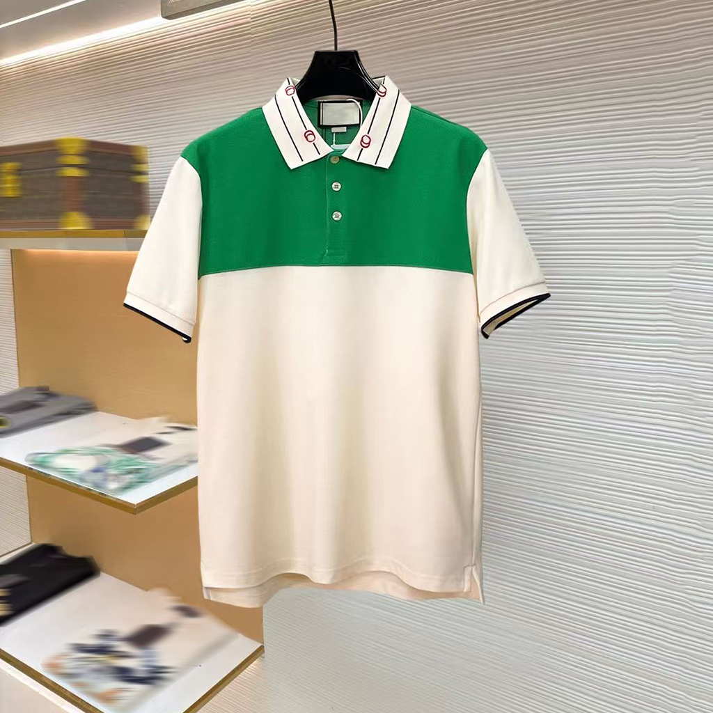men polo shirts designer mens shirt highquality man tees womens t shirt lapel embroidery letter short sleeved shirt fashionable party business europ