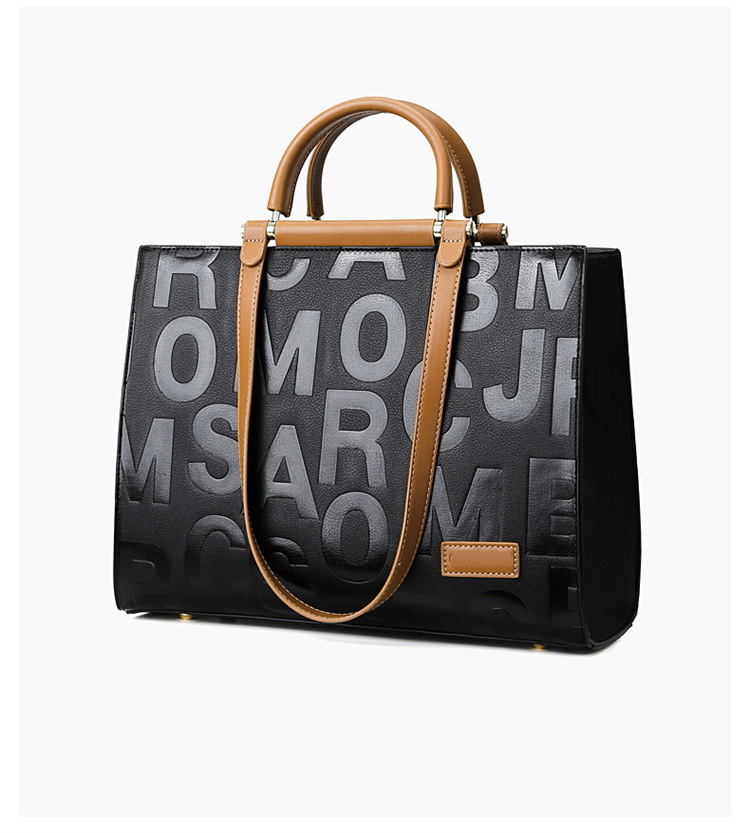 Women Men Capacity Leather Travel Bag retro women's bags New style fashionable and elegant handbag Large capacity shoulder bag