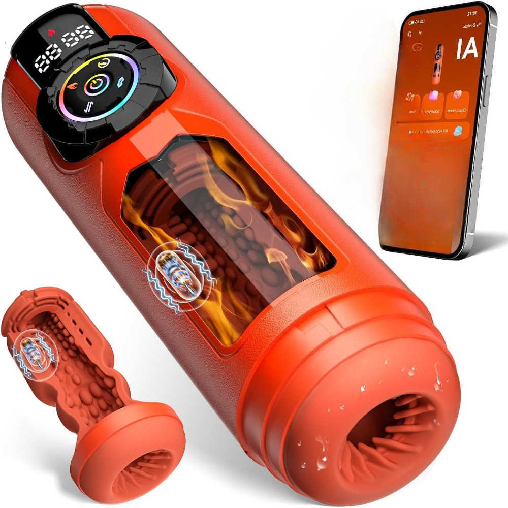 10 Automatic Male Masturbator Cup Thrusting Rotating Modes Pocket Pussy Penis Blowjob Machine Sex Toy For Men Adult Supplies AI M260626