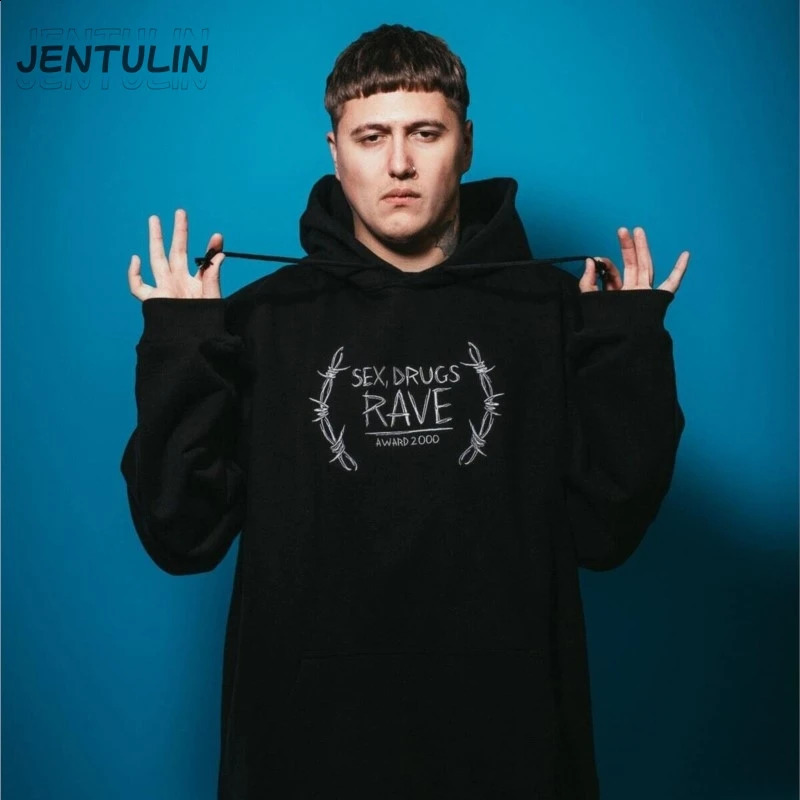 Harajuku Oversized Pullover Men Hooded Sweatshirts Unisex Funny Graphic Letter Print Cool Hoodies Women Hip Hop Fashion Y2k Goth 260625