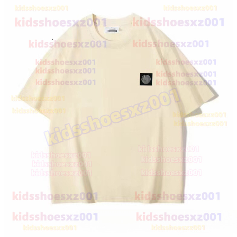 Stone Topstoney Designer Mens Tshirts Cotton Y2K Street Tees Fashion Pull Tshirt Mens Shirt Top Women Crew Neck Shorts Letter Tee Kids Sleeve Cotton