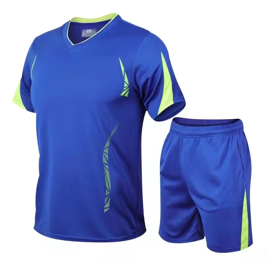 Summer tracksuit men loose t shirt with shorts together mens clothes shirts keep cool sets over-size M to 5XL 260625