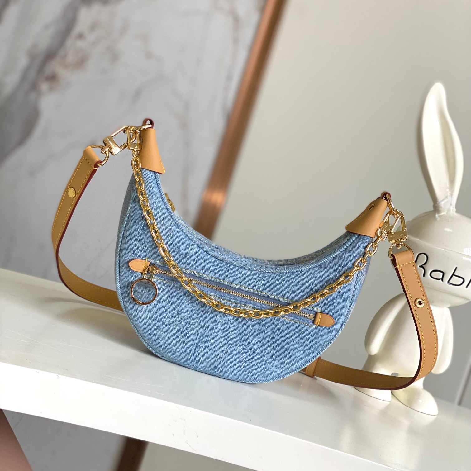 designer bag Crossbody Half Moon for Women loop bag New Baguette Stylish Single Shoulder Underarm Bag Trendy Messenger Purses