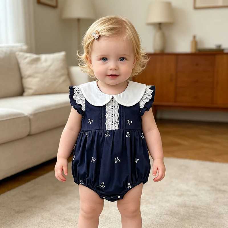 2026 New Summer Newborn 0-24M Infant Baby Girl Romper Baby Girl Clothing Flutter Sleeved Cotton Print Baby Girl Rompers Y260625ZJY4