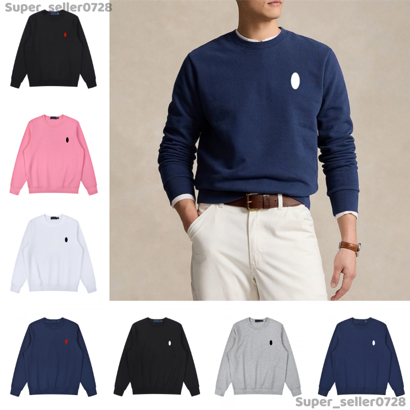 Designer Men Sweatshirts Tracksuit Pony Embroidery Polo Hoodies Set Zip Up Small Ralf Hoodie Jogger Sweatpants Fashion Womens Mens Casual Sweatshirt