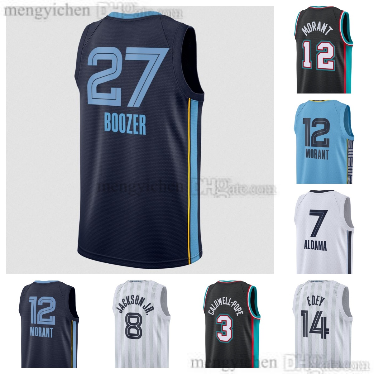 Maillot de basket-ball numéro 3 du repêchage 2026 pour hommes Cam 27 Cameron Boozer 35 Karim Lopez 5 Richie Saunders Ja 12 Morant Santi 7 Aldama