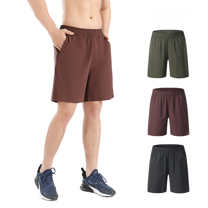 L-42007 Mens high quality Shorts Breathable Quick-Dry Sports Shorts Lightweight Casual Outdoor & Gym Training Quarter-Length Athletic Shorts