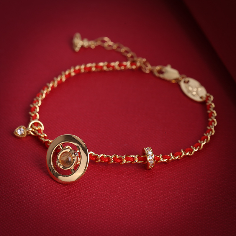 Saturn Jewelry Designer Vivienneewestwood Vivi Ennewestwood Luxury Bracelet For Woman Men Luxe Bangle Queen Limited Edition Red Rope Bracelet