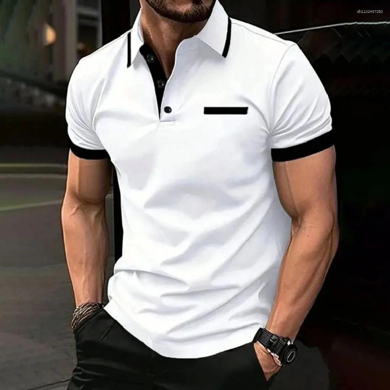 Men's Polos 2026 Summer Style Short-Sleeved Polo Shirt With 3D Pattern Printing For Street Casual Fashion Comfortable And Soft