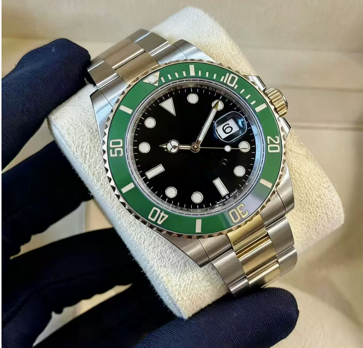 Luxurious designer watch green Ghost Black Ghost business fully automatic mechanical fashionable casual steel band men's watch