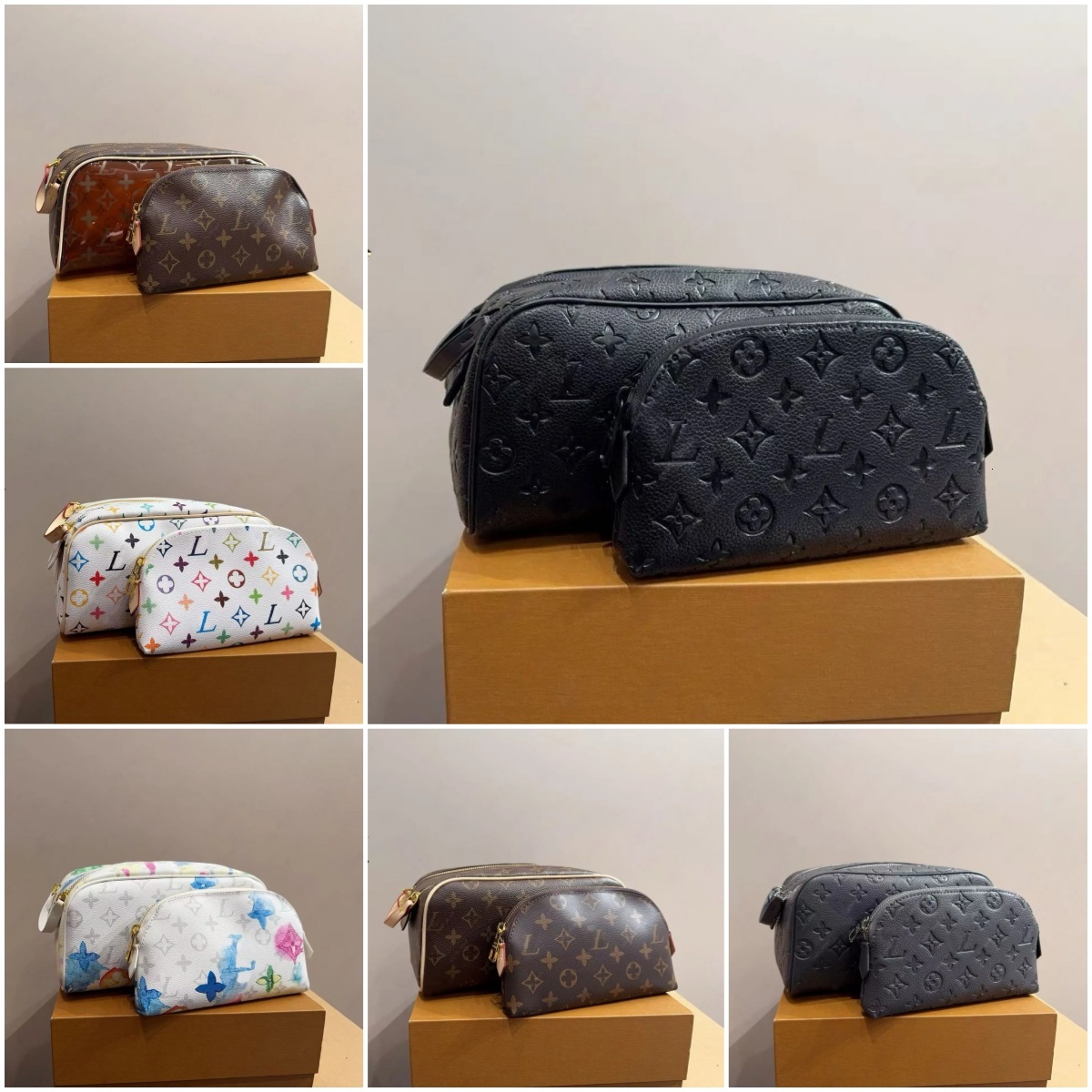luxury designer men travelling toilet fashion design women wash large capacity cosmetic bags makeup toiletry bag Pouch Desinger Bag
