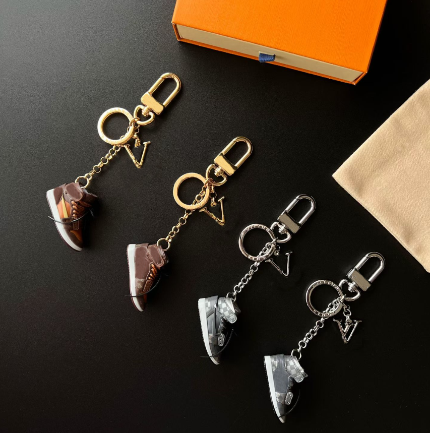 Luxury Designer Classic Brand Shoe Model Pendant Charm Bag Tag Accessory Jewelry Keychains Lanyards gift