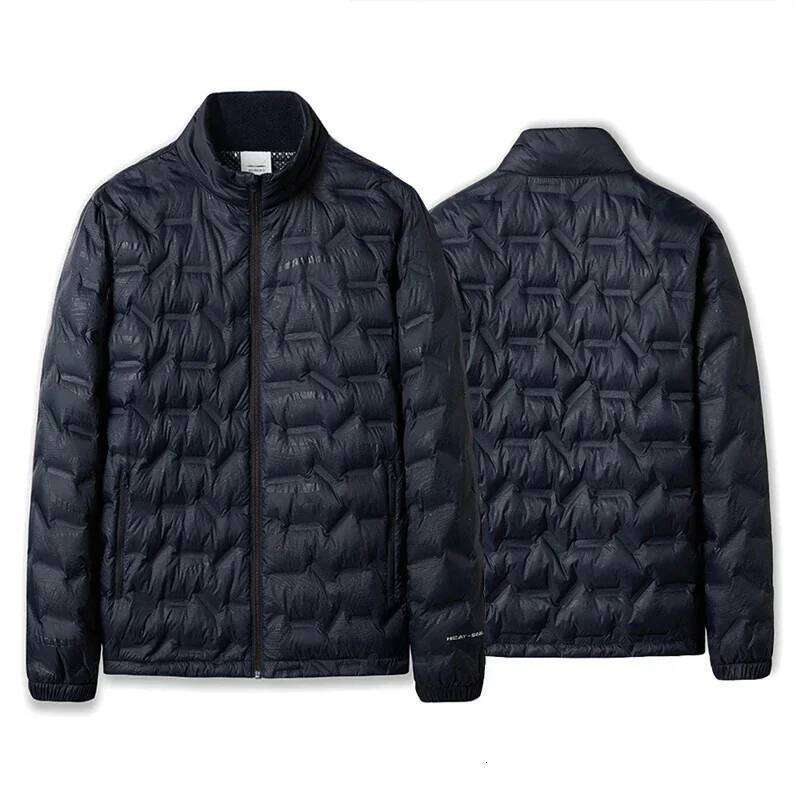 Men's Winter Down Jacket 80% White Duck Down, Waterproof Warm Hiking Climbing Coat for Outdoor Camping, Trekking & Sports J260626