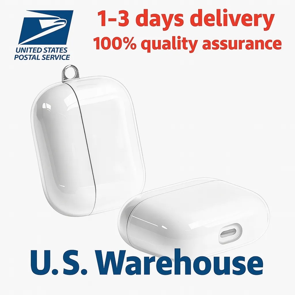 USA Stock ANC Noise for apple AirPods pro 3 2 earphone 3rd 5 4 6 earphones 3 Solid Silicone Cute Protective Headphone Cover Wireless Charging 3nd 2n
