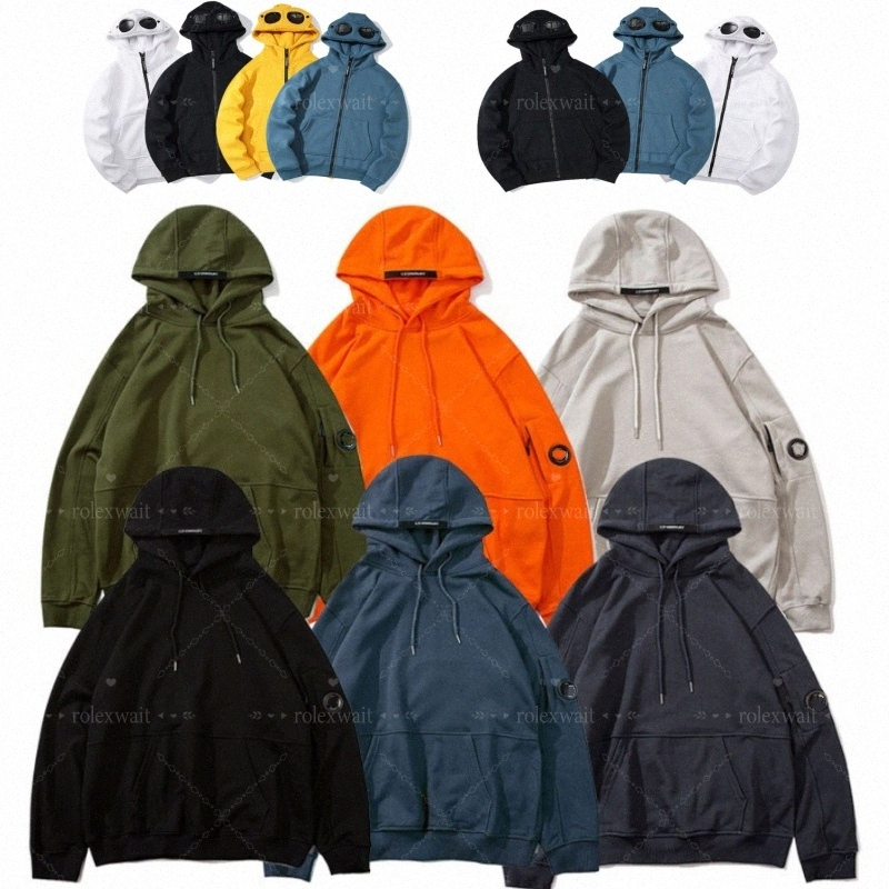 elegant mens cpJacket Designer Pocket Jacket Long Sleeve Zipper Badges Men Casual Coat Windbreaker jacket Mens Jackets