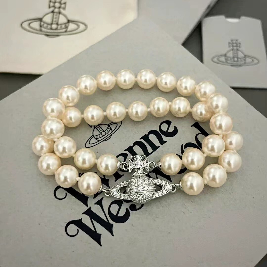 Saturn Jewelry Designer Vivienneewestwood Vivi Ennewestwood Luxury Bracelet For Woman Men Luxe Bangle Empress Women Elegant Exquisite Fashion Trendy